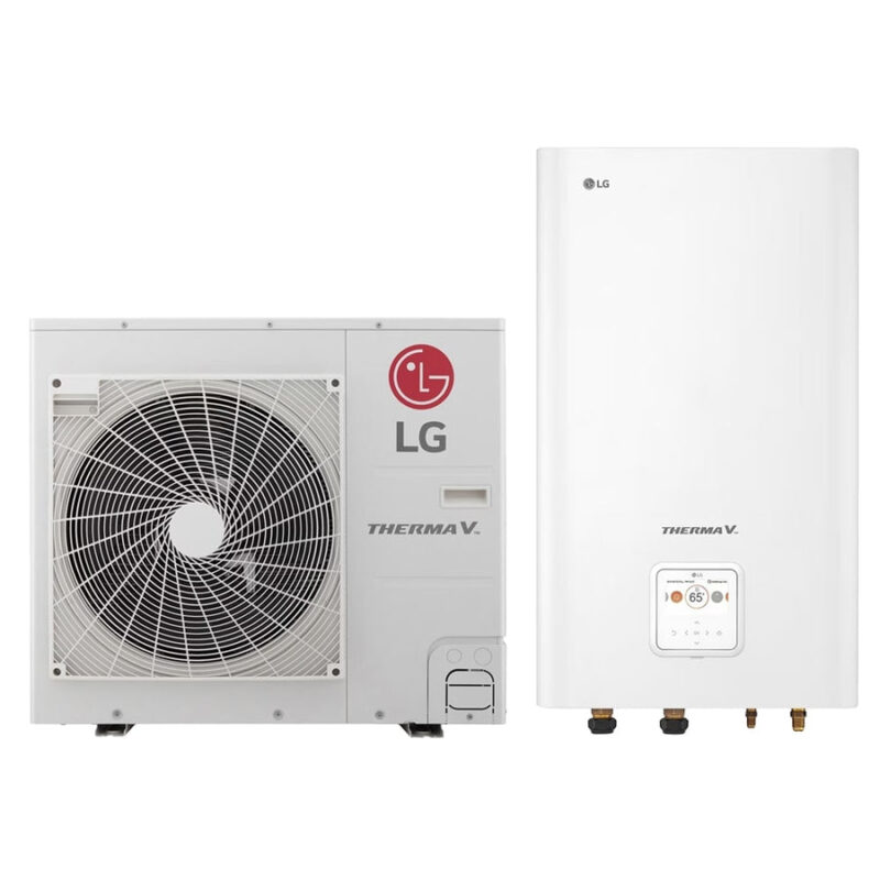Šilumos siurblys oras-vanduo LG Therma V, Split, 6 kW